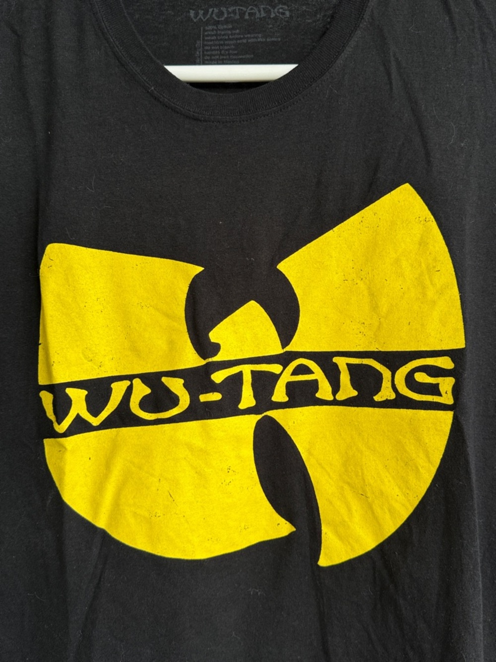 WU TANG CLAN T SHIRT MENS SIZE 2XL XXL 2X BLACK YELLOW